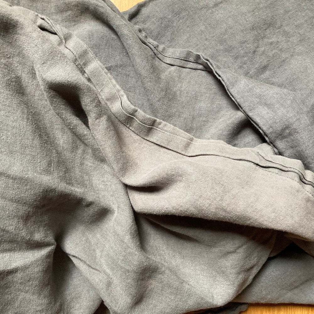Full-size Linen Flat and Fitted Marcel Sheet Set